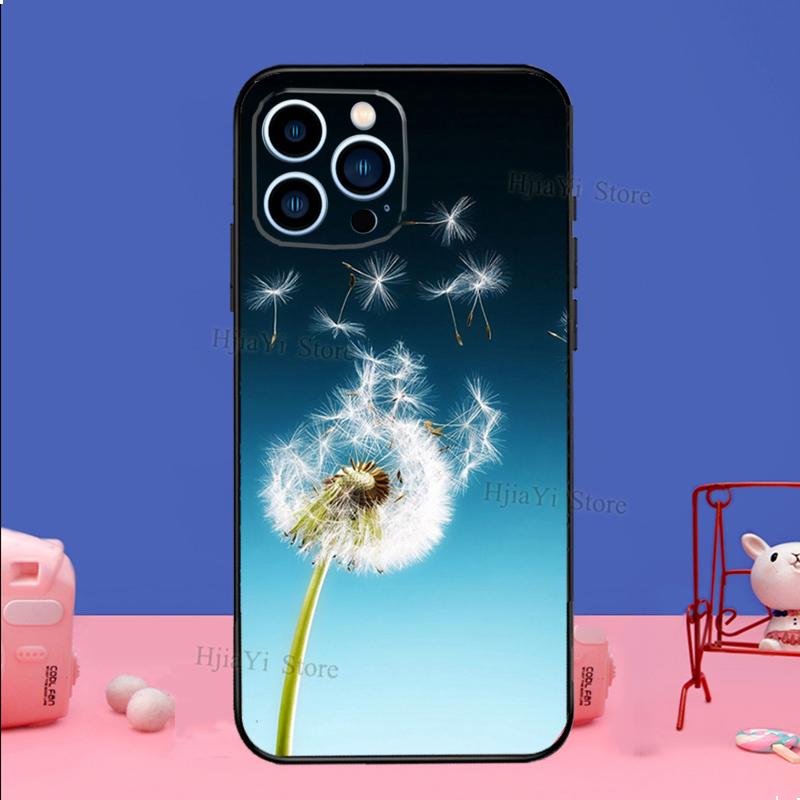 Чехол для телефона с цветами одуванчика для iPhone Samsung Galaxy Redmi Xiaomi Oppo OnePlus Note SA 7 8 9 10 11 12 13 14 20 21 22 23 53 54 Pro Max Plus Ultra