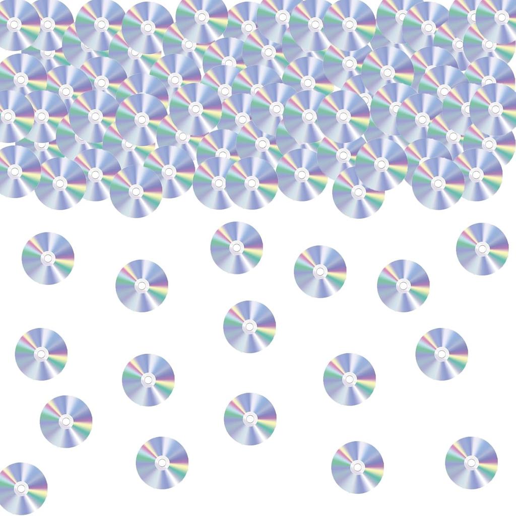 90's Party Confetti,100pcs Music CD Retro 90s Theme Party Table Decorations CD Disco for Music Birthday Baby Shower 1990's 2000s Birthday Party
