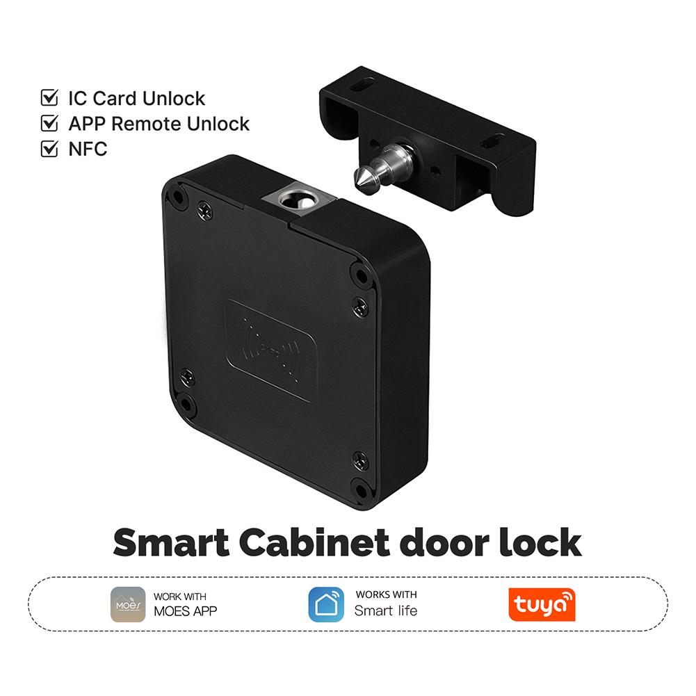 Электронный замок для ящика, совместимый с Bluetooth, бесключевой умный замок для ящика, смарт-электронный замок RFID-картой для мебельного ящика