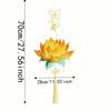 Glowing Lotus Lantern Luminous Handheld Light Chinese Lantern Flower Lamp  Family Activity