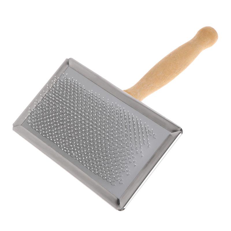 Расческа для ухода за домашними животными Щетка для вычесывания шерсти Ручка Щетка-пуходерка Товары для собак оптом