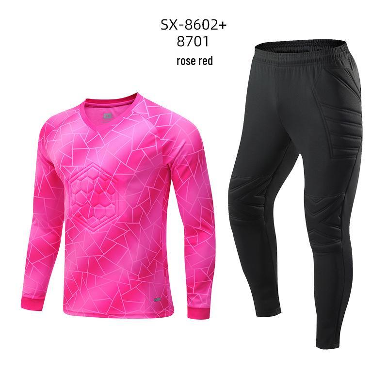 Мужская вратарская тренировочная и игровая футбольная форма с длинным рукавом