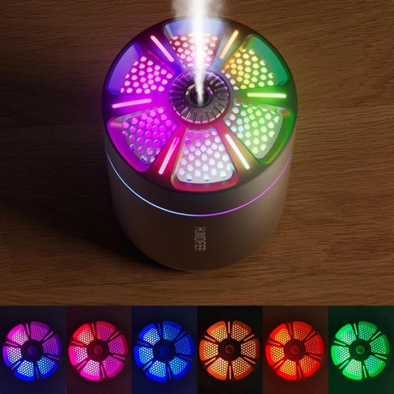 180ML USB Mini Air Humidifier Aroma Essential Oil Diffuser for Home Car Ultrasonic Mute Mist Maker Diffuser with LED Color Lamp