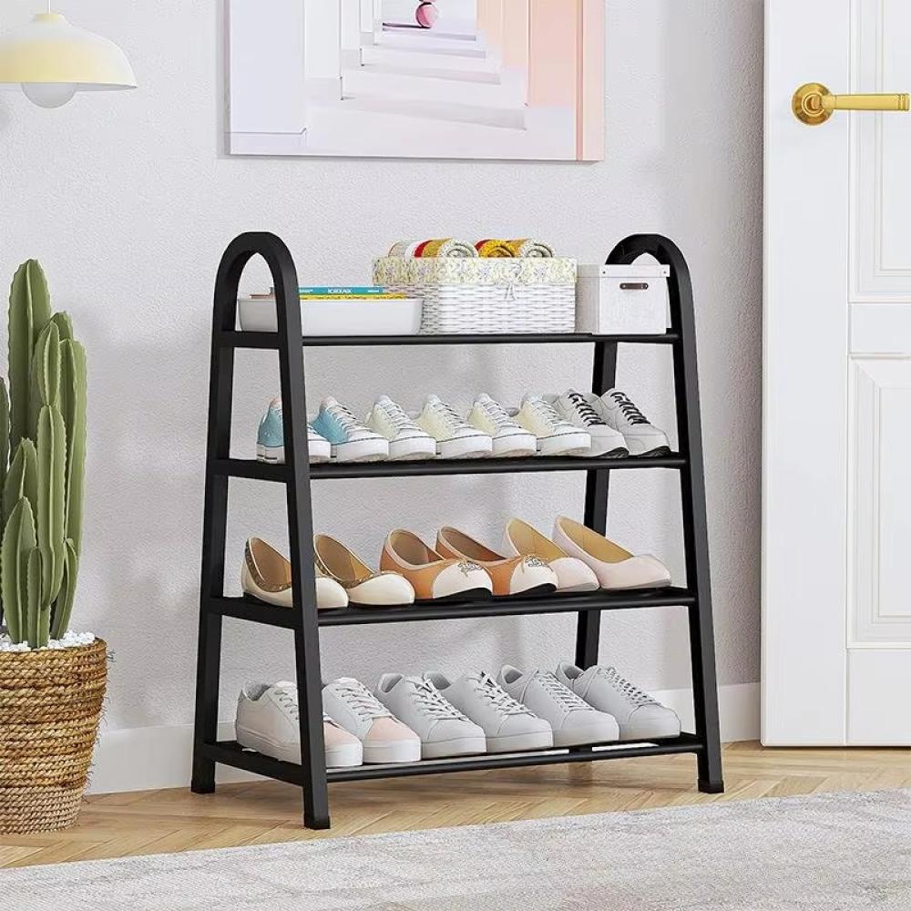 Mini A-Shaped Shoe Rack Dust Proof Storage Rack Simple Multi-layered Multi-functional Space Saving For Dormitory Entrance