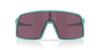 Oakley Sunglasses Frame Color Matte Lens Prizm Road 137mm Men's 0OO9406A, (Front) Pacific, Color Black,