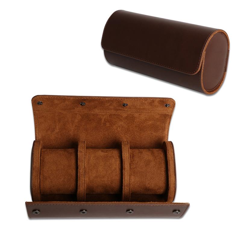 Коробка для упаковки часов Хранение Автомобиль Швейная ПУ кожа Кожаная коробка для часов Фиксированная кожаная сумка