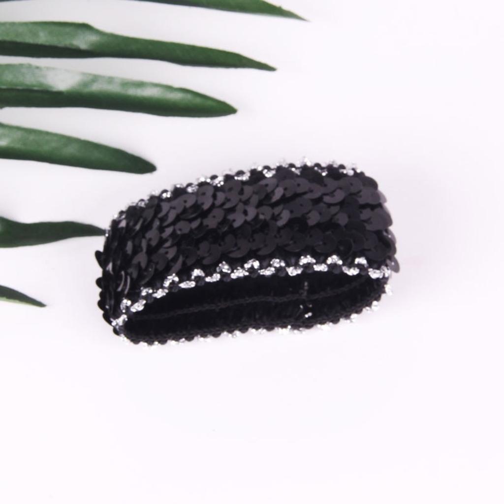 Popular Fingerless Cuffs Sequined Oversleeves Elastic Arm Sleeves Wrist Cuffs Cover for Dancing Event Dressingup