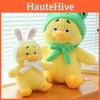 Frog Rabbit Hat Duck Plush Toy Cartoon Stuffed Animal Doll Decoration Kids Gift