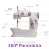 Foot Pedal Mini Sewing Machine LED Light Portable Sewing Machine Electric Sewing Machine  Beginners