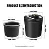 CBF5  Car Ashtray LED Light Portable Detachable Cigarette Soot Cup For Chevrolet Cruze Spark Captiva Suburban Camaro Malibu Silverado