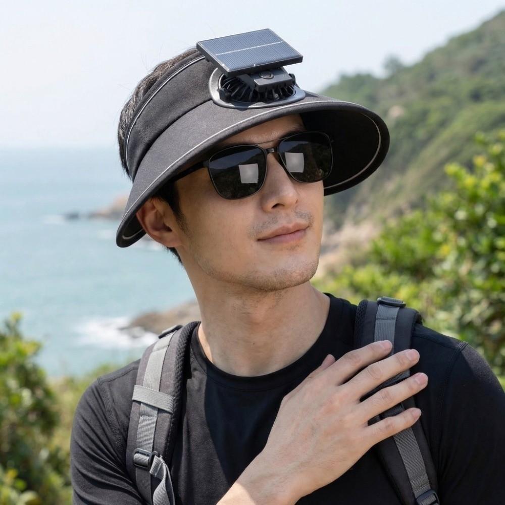Sun Protection Sunscreen Fan Hat Wide Brim Fishing Hat Summer Cap Sun Visor Hat Summer Season