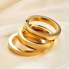 Модное позолоченное круассан плетеное витое кольцо с куполом массивное кольцо для женщин ювелирные изделия минималистское массивное кольцо