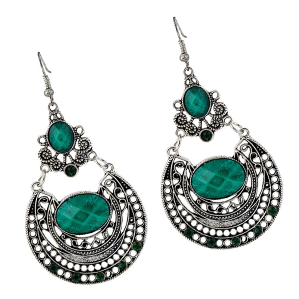 Серьги Bluelans с крючком для банкета, женские висячие полые ювелирные серьги, вечерние серьги в богемном стиле