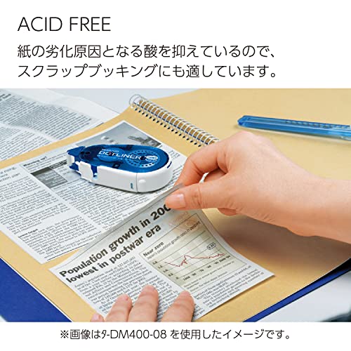 KOKUYO Tape Glue Dot Liner Refill Strong Adhesive 10 Pieces Ta-D400-08NX10