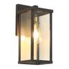 IP65 Waterproof 3500K Warm White LED Wall Sconce with Glass Diffuser Aluminum Alloy Construction for Garden & Street Outdoor Use