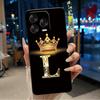 Чехол для ZTE Blade V70 Vita/Nubia V70 Дизайн Мягкий Силикон Черный Чехол Ударопрочный Красивый Модный Корона Буква Узор Оболочка