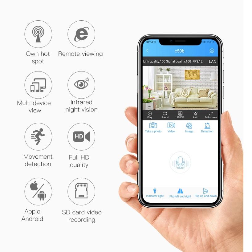 Мини-камера Wi-Fi, камера видеонаблюдения для домашней безопасности, маленькая беспроводная камера наблюдения, мини-видеокамера, видеокамера, Wi-Fi камера, няня 1080P