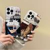 Новый аниме чехол для телефона Satoru Gojo из Jujutsu Kaisen для iPhone 16 15 14 ProMax 13 12 11 8 7 Plus X XR XS Max, силиконовый чехол из ТПУ