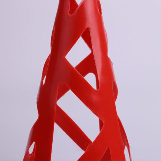 Привлекательный полиэтиленовый материал с защитой от растрескивания, футбольный тренировочный конус, устойчивый к давлению, конусы 23 см, ведро для маркеров, футбольное оборудование