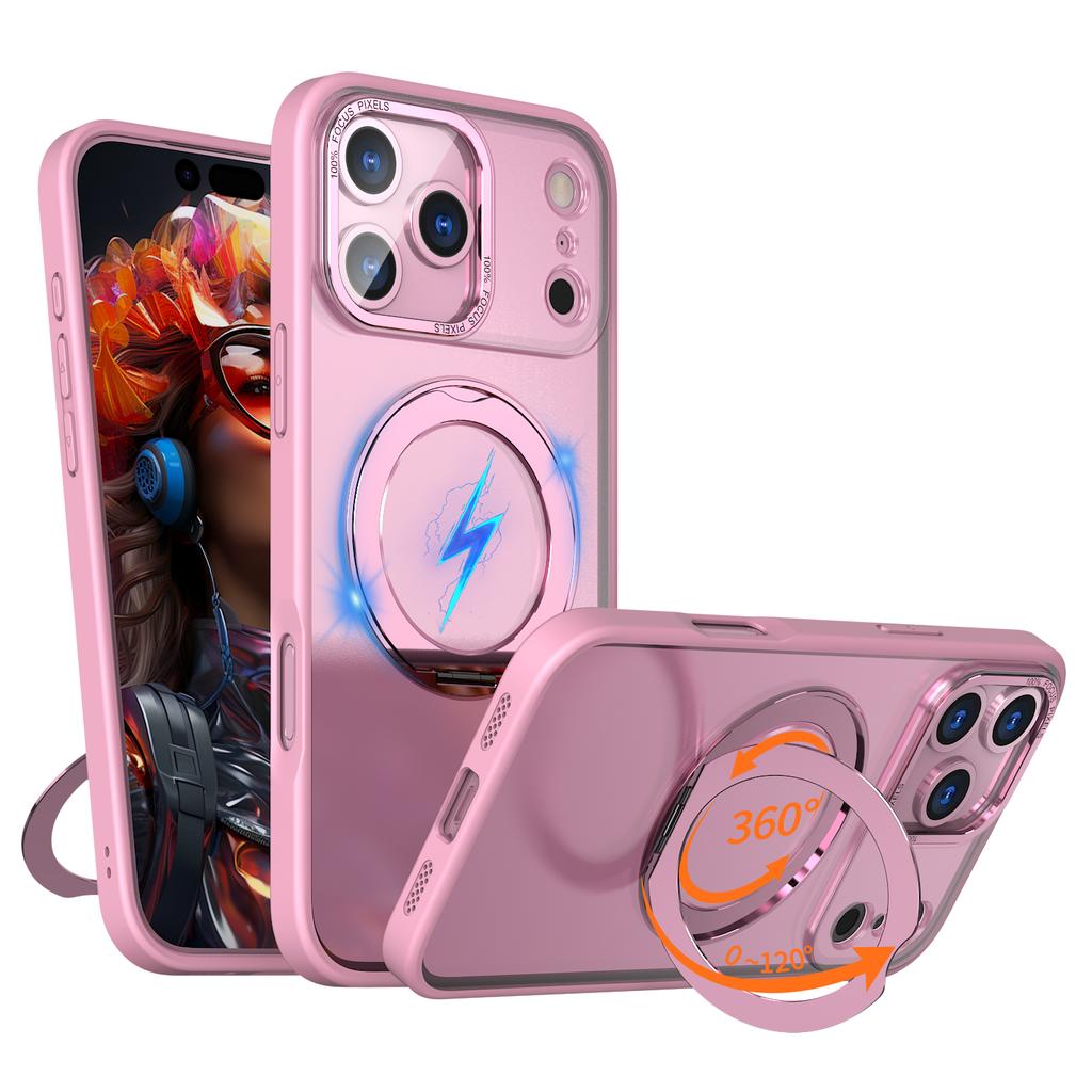 Чехол для iPhone 17 Pro Max, совместимый с MagSafe, из ТПУ + Акрила, с подставкой, Чехол для телефона