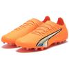 Puma Ultra Ultimate Comfortable Round Toe MG (Rubber Short Stud) Soccer Shoes Men Soccer Shoes Orange 107214-01