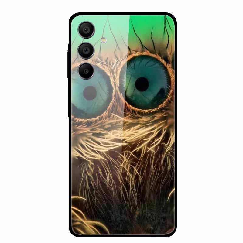 Закаленное Стекло Чехол для Samsung Galaxy A16 5G Задняя Крышка Жесткий Чехол для SamsungA16 Чехол для Телефона Fundas Крутой Защитный Милый Бампер