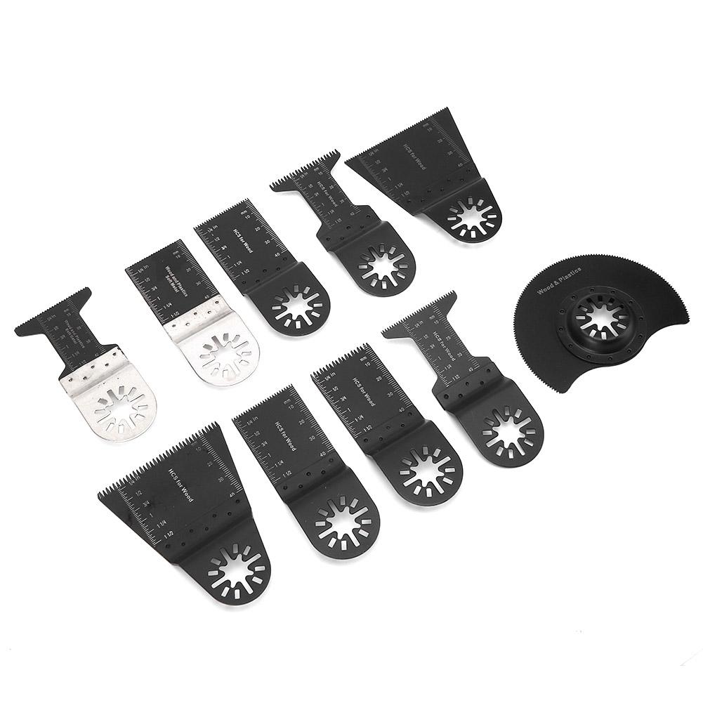 10pcs Universal Oscillating Saw Blades Multifunctional Cutting Tool for Wood Plastic Soft Metal