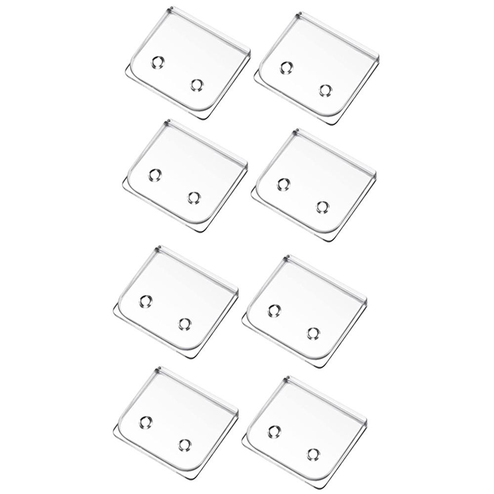 2/4/6/8Pcs Transparent Curtain Closure Clip Windproof Curtain Fixing Buckle  Toilet Curtain