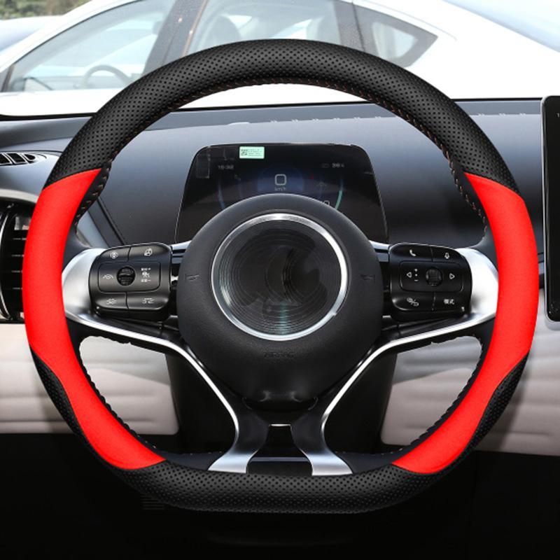 Оплетка на руль автомобиля для BYD DOLPHIN MINI Оплетение руля Держатель Защита руля Автомобильные милые аксессуары