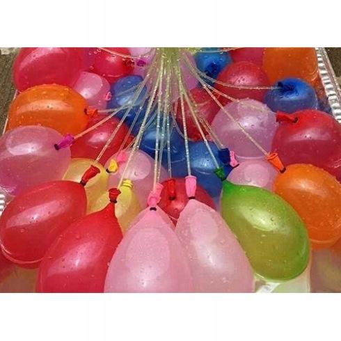 Balony Na Wodę 111Szt Zestaw Szybkiego Napełniania Do Węża Wielokolorowe