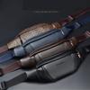 Натуральная мужская нагрудная сумка, модная многофункциональная поясная сумка, повседневная спортивная мужская сумка-мессенджер