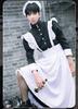 Dress Maid Cosplay Long Sleeve Long Maid Clothes Black [Lady Lazy] Women's Men's (2XL)