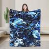 Warm Soft BlanketKids Decorative Shadow Milk Cookie  Bedding Throws Run Kingdom Flannel Bedspread For Couch Trend Sofa Bed Cover