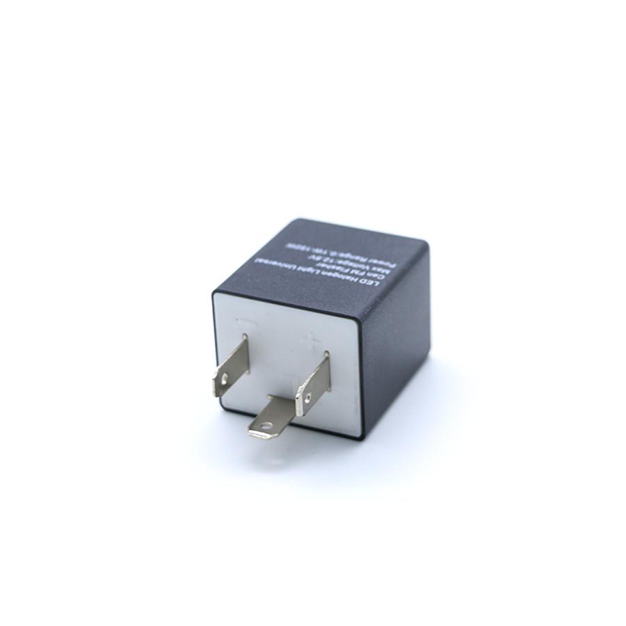 3pin LED Turn Signal Flasher Relay Fix Hyper Flash Adjustable 12V Car Motorcycle