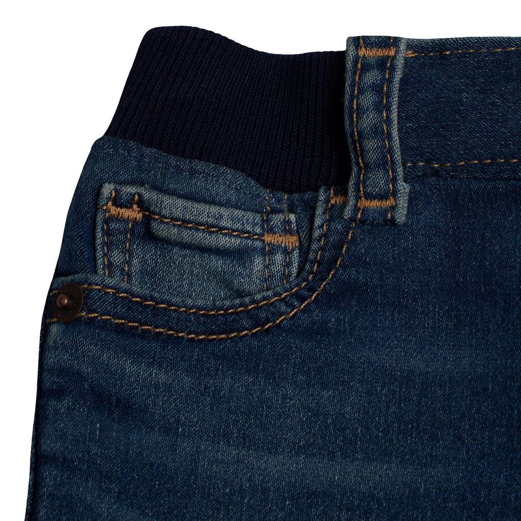 Джинсы с эластичной талией 708390 для девочки