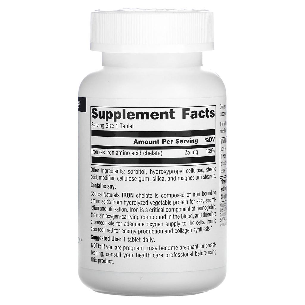 Iron, 25 Mg, 250 Tablets