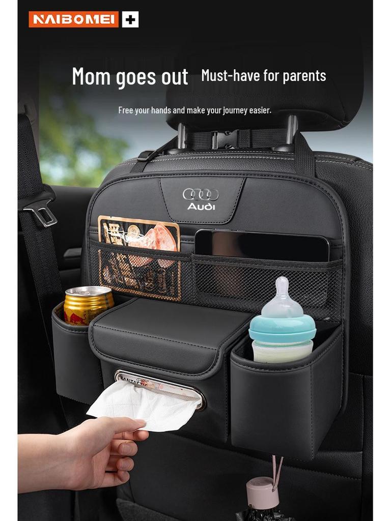 Toyota AQUA Car Seat Back Storage Bag with Cup Holder