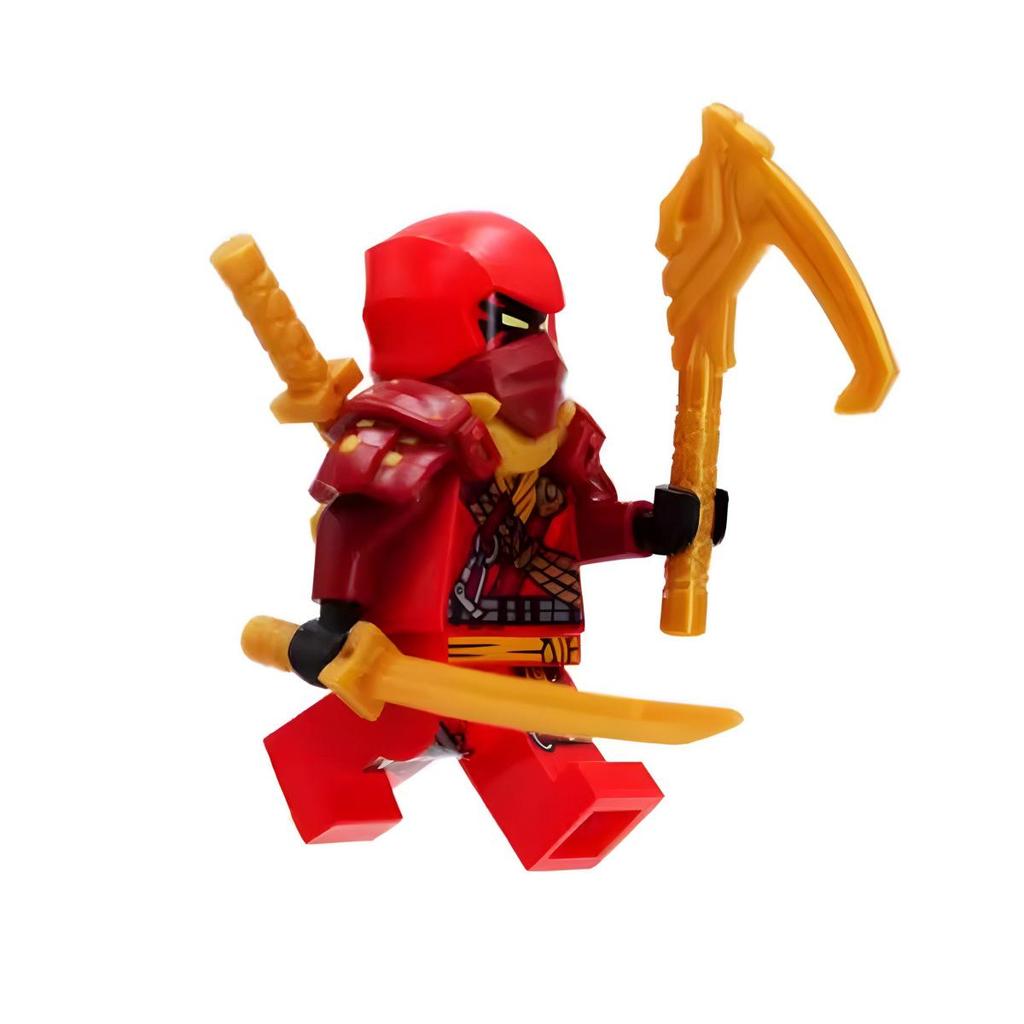 Набор для сборки минифигурки Фантома Ниндзя: Двусторонний Джей и Ллойд, совместимый с Лего Кай