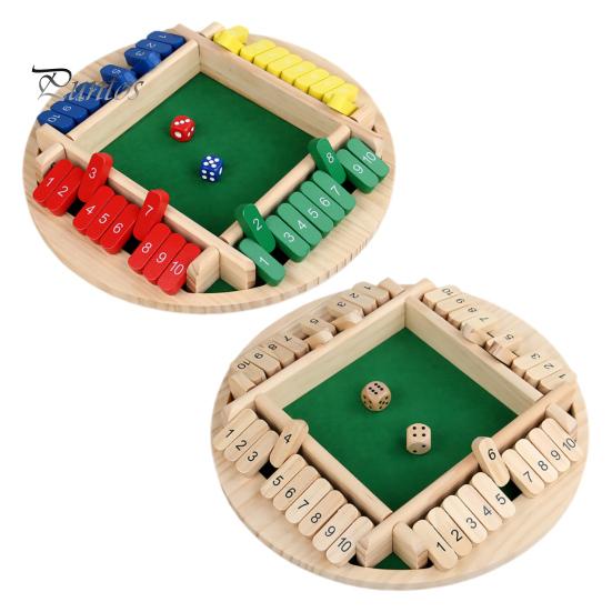 Закройте коробку настольная игра 4-сторонняя образовательная математическая игра с числами в кубиках стратегическая игра 4 игрока дети взрослые семейная вечеринка интерактивная деревянная Закрыть коробку