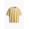 H M Oversized FiT T sHirT Yellow