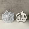 Silicone Mould Rings Sweet Home Hanging Pendant Mould Ornament Mould Cloud House Molds Craft Supplies Home Decorations