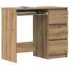 VidaXL Desk Artisan Oak 90x45x76 Cm Engineered Wood 861143