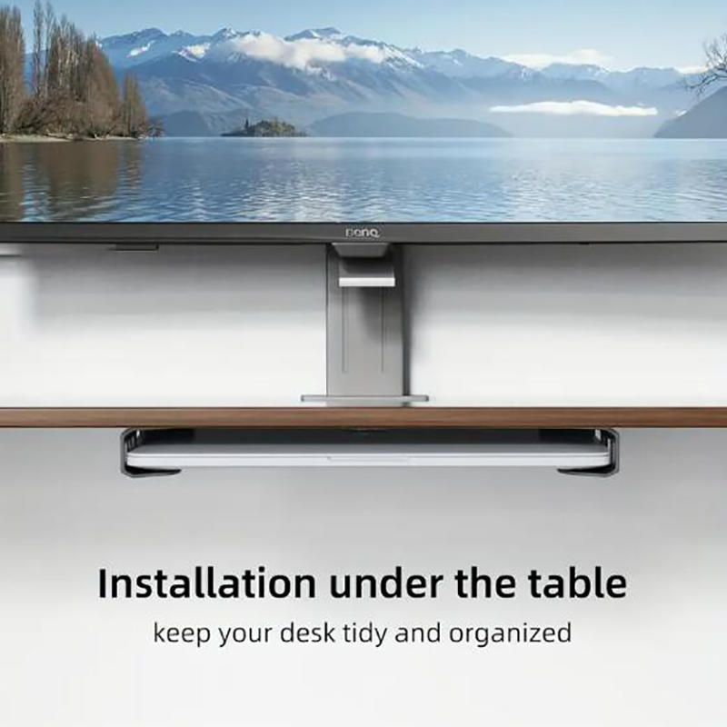 Under/wall-mounted Table Laptop Storage Stand Laptop Rack Charging Stand Tray Organizer Bracket Desktop For Ipad Tablet Stand