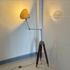 Wooden Tripod Floor Lamp With Fabric Shade Bedside Home Décor Lighting Light Living Room Décor Floor Lamp