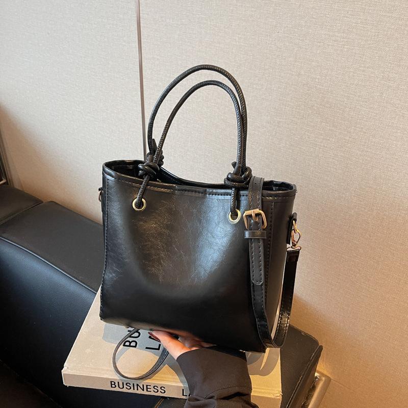 Премиальная ретро-сумка женская 2025 популярная сумка-мессенджер сумка-ведро текстурированная дорожная сумка на плечо