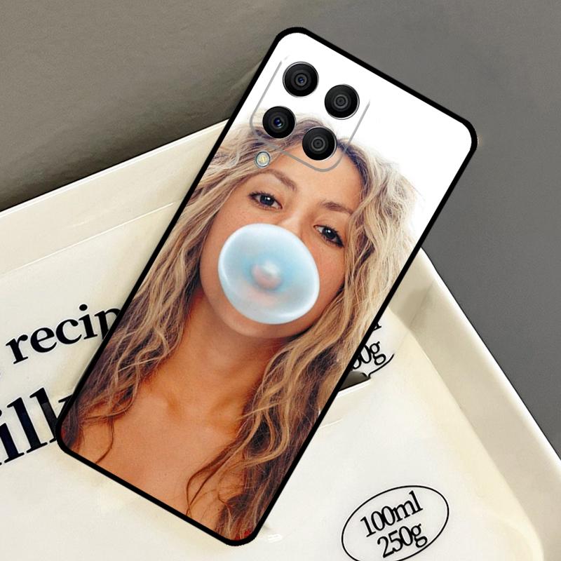 Чехол для телефона Samsung Galaxy M32 M12 M52 M15 M35 M55 M31 M56 M36 M16 M06 M13 M33 M53 M14 M34 M54 с изображением певицы Шакиры