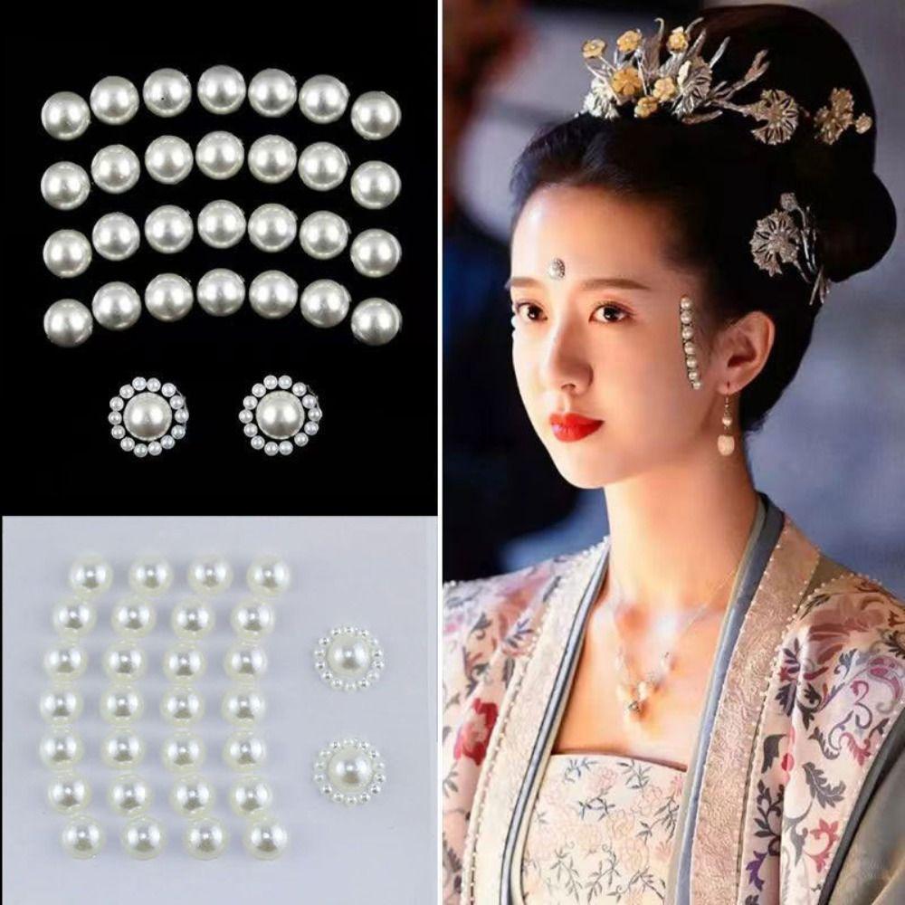 Shadow Crystal Pearls Makeup Tools Eyeliner Diamond Decals Face Tattoo Stickers Face Rhinestone Stickers Body Colored Diamonds