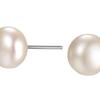Серьги Простые и удобные женские круглые серьги-гвоздики из искусственного жемчуга