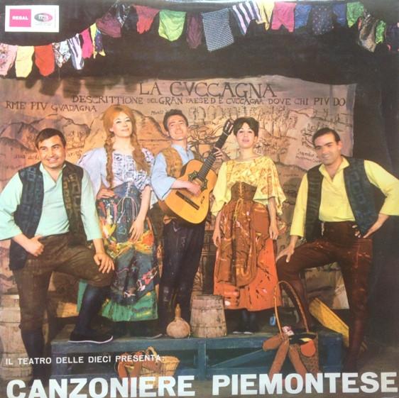 Виниловая пластинка IL TEATRO DELLE DIECI Canzoniere Piemontese QRX9051 Regal 1965 Италия Поп Б/у