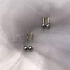 Gray Pearl Earrings for Women French High-end Light Luxury Earrings